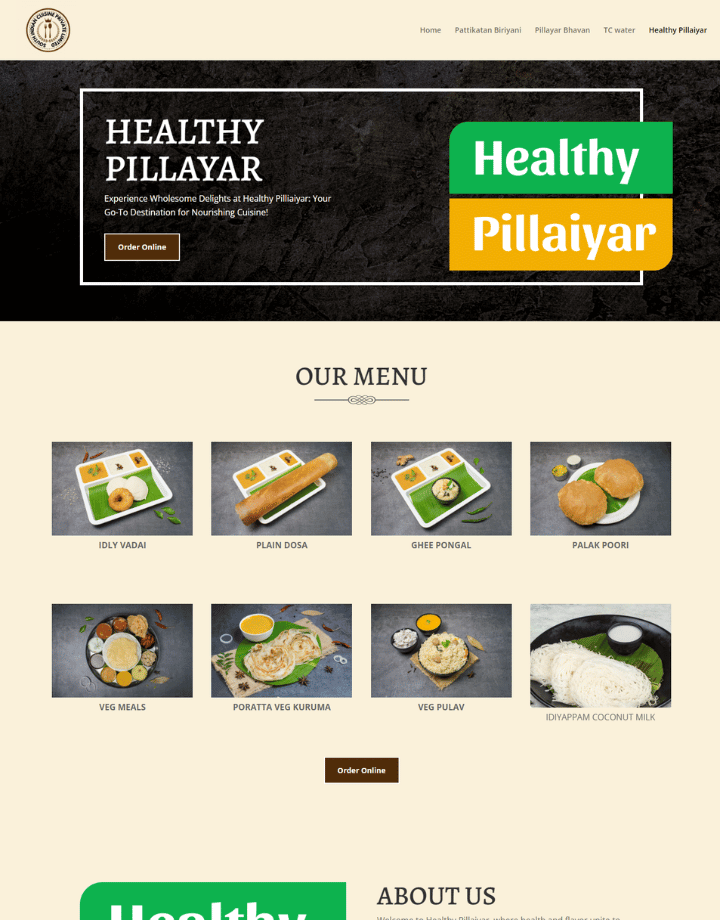 best food business website designer in tamilnadu 3