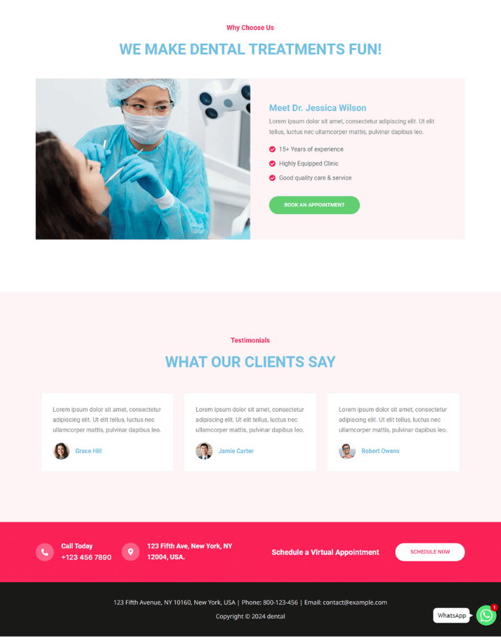 best website design service for dental clinic