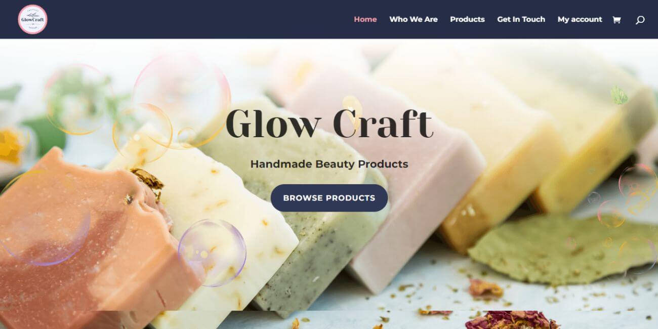 Handmade Beauty Products Ecommerce website