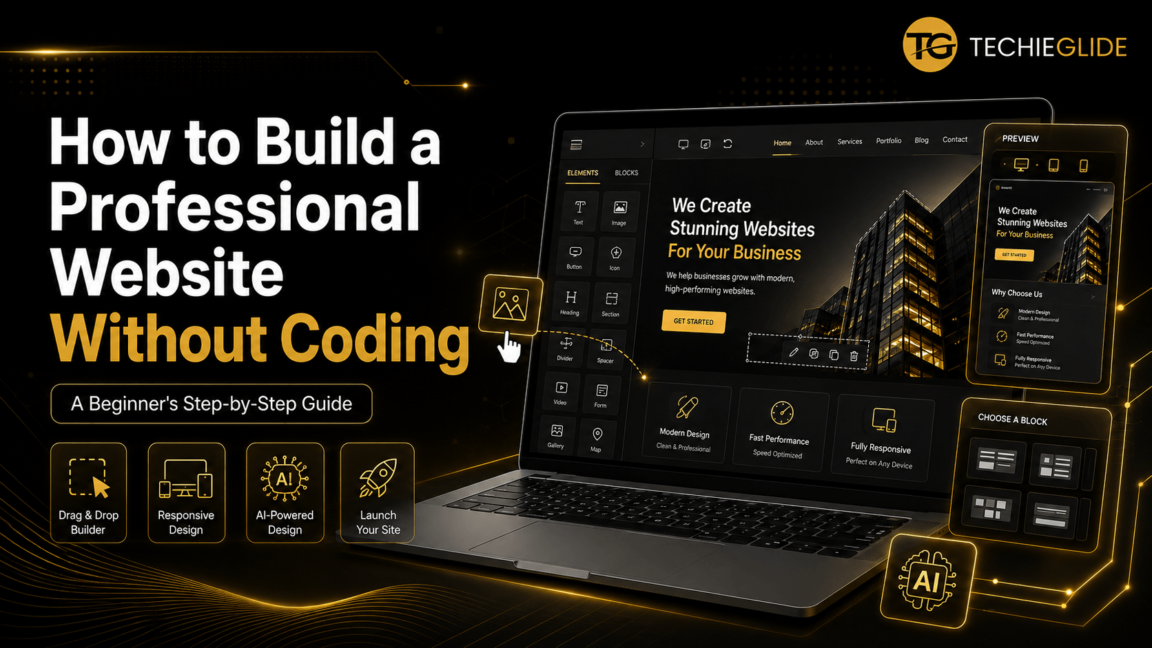 build a website without coding using WordPress and Elementor for beginners build a website without coding using WordPress and Elementor for beginners