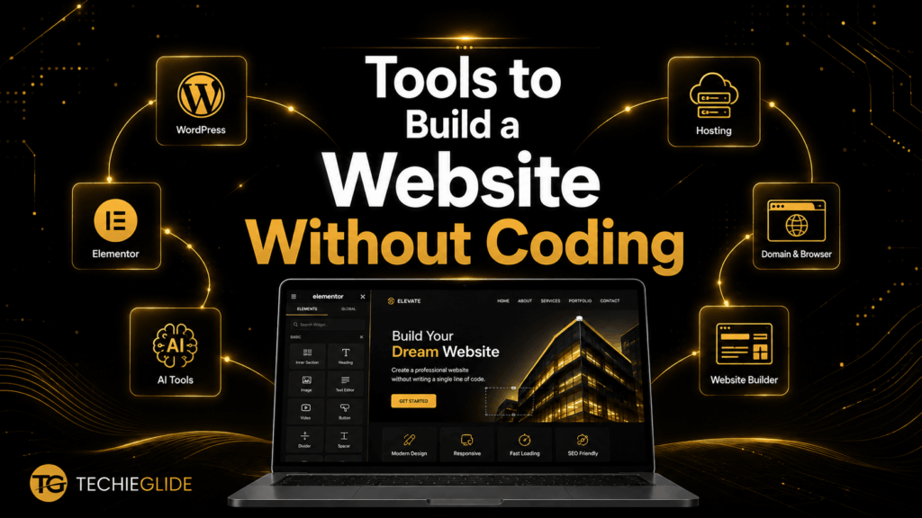 how to build a website without coding with no code development tools